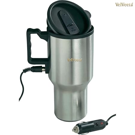 Velveeta Electric Car Cigarette Lighter Operated Mug With Car Wire Plug