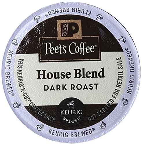 Peet's Coffee & Tea House Blend K-Cup Pack for Keurig K-Cup Brewers, 22 Count