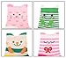 SDBING Baby's Color 6 Pair Thick Warm Cotton Socks (Anti-slip 1 to 3 Years Old) Cute Cats/6 Pairs