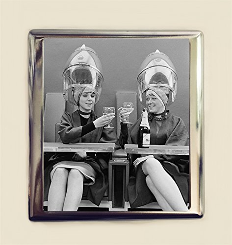 Amazon Com Retro Hair Cigarette Case Business Card Id Holder