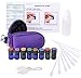 Aroma Designs Personal Health Care Kit - Key Chain Pouch & 8 100% Pure Therapeutic Grade Essential Oils - Protect Blend, Soothe Blend, Frankincense, Lemon, Lavender, Peppermint, Melaleuca, Oregano