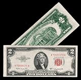 Series 1953 Red Seal $2 Dollar U.S. Note Old Paper Money
