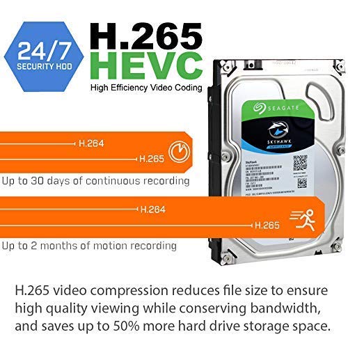 【2020 New】16 Channel H.265 PoE NVR Ultra-HD 4K (3840x2160) Video & Audio Security Camera System with 16 x 4K (8MP) Microphone IP Dome Camera, 100ft Night Vision, Waterproof Surveillance Camera, 4TB HD