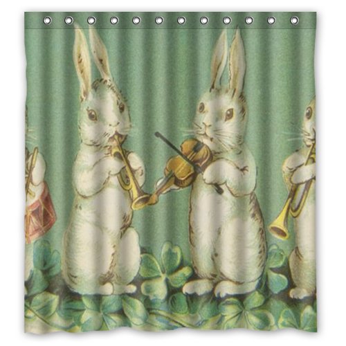 Magic Awu Vintage Painting Cats Custom Shower Curtain 66 