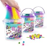 So Slime Fidget Slime Bucket 1kg Multicolour Ready to Play Creative Toy 6+ Years view 2