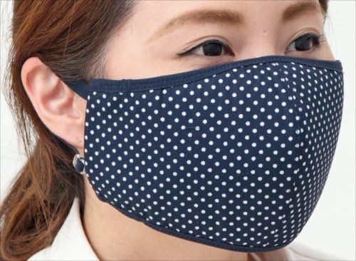 Tuyon UV Protection Mask Wide, Washable Reusable 1 navy