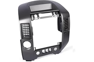 GRAND ORANGE Center Dashboard Radio AC Bezel Compatible with 2004-2006 Nissan Titan (LE, SE) / 2005-2006 Nissan Armada (LE. SE) Gray W/Speaker Bezel 682577S000