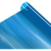 VViViD Transparent Colorful Vinyl Window Tinting Sheets (1.49ft x 5ft, Blue)