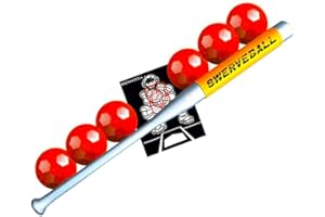 SWERVE BALL Plastic Baseball Combo Starter Set Including 6, Strike Zone, Sweet Spot Bat Sleeve, and Pitching Guide (Limited Edition)