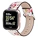 Bands for Fitbit Versa & Versa Lite/Versa 2, Jimbird PU Leather Replacement Bracelet Wrist Watch Band for Fitbit Versa Fitness Smart Watch