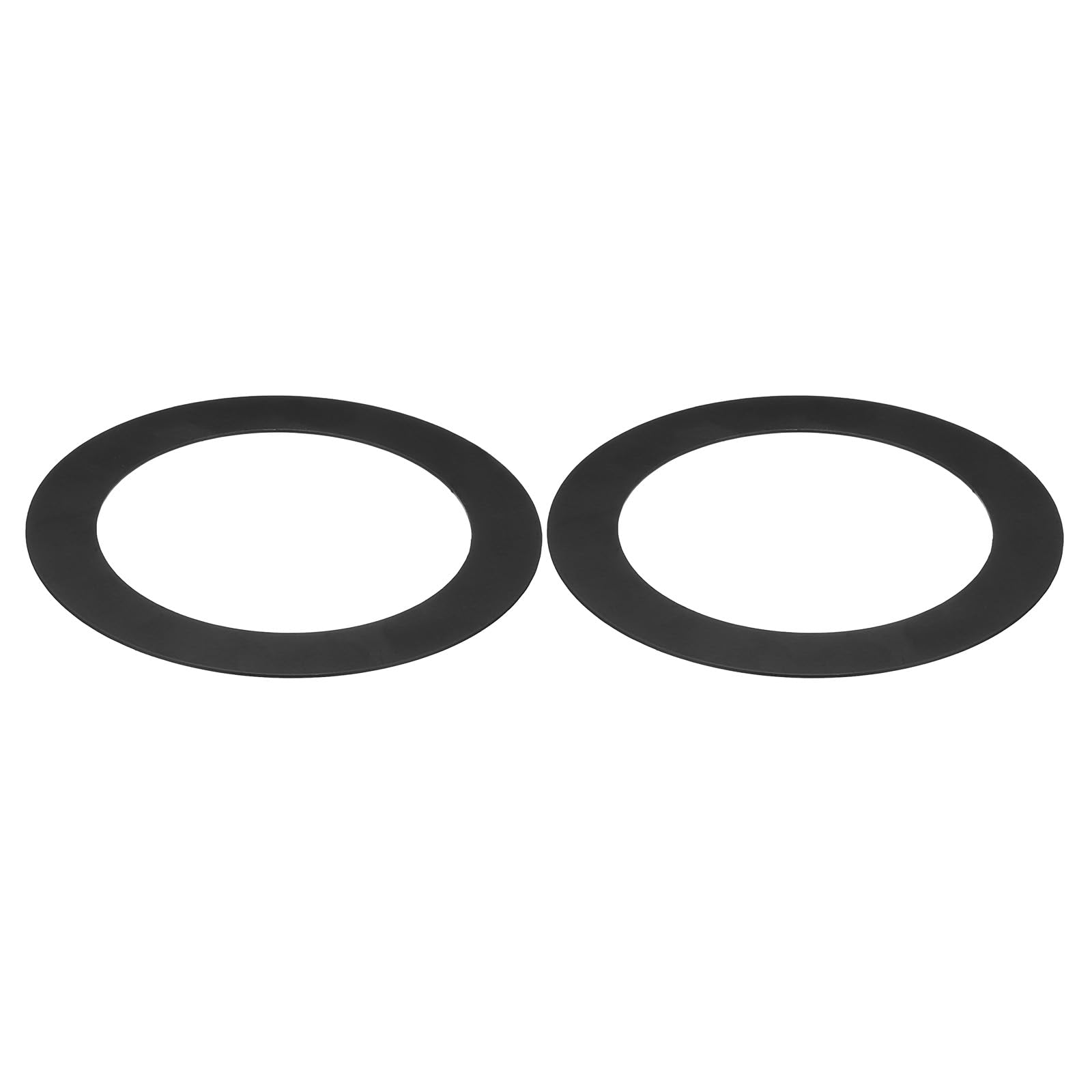 PATIKIL Metal Goof Trim Ring, 2 Pcs 4.72" OD 2.99" ID Circular Ceiling Light Trims Ring Recessed Light Cover Ring for Recessed Can Downlight, Black — image 1