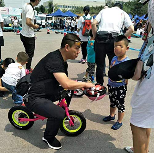 Children's Bicycle 12 inch Track car Two Rounds Without Pedal Walking Balance Training Bicycle Children's Impeller Riding car yo-yo Pedal Baby Wheel Suitable for 2-6 Years Old Boys and Girls - Thumbnail 5