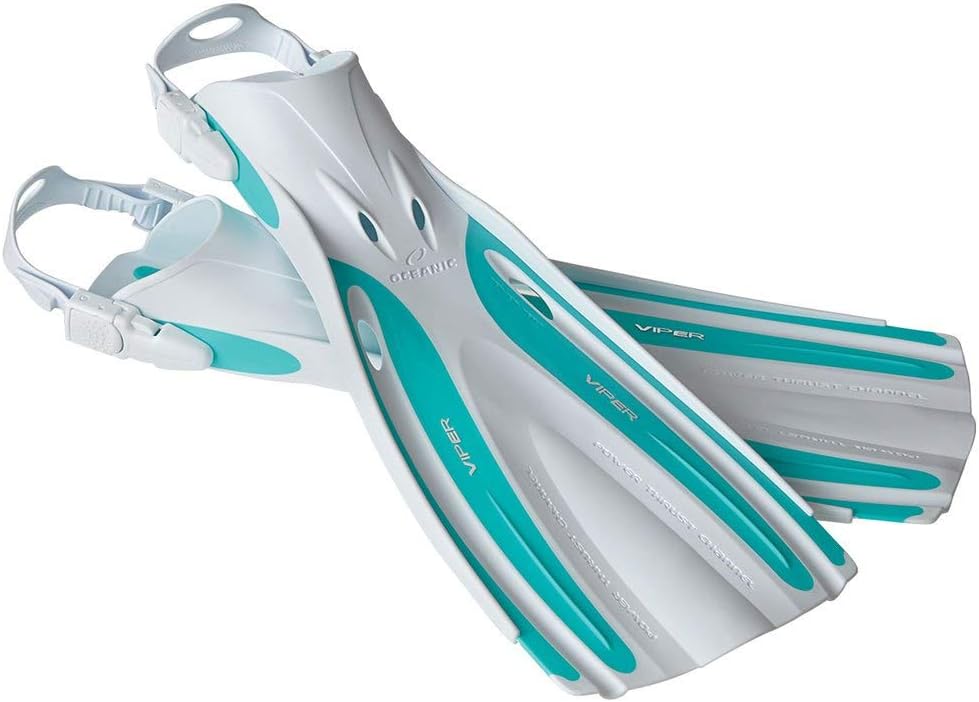 Oceanic Viper Scuba Diving Open Heel Adjustable Scuba Diving Best Buy Dive Fins Snorkeling Water Sports