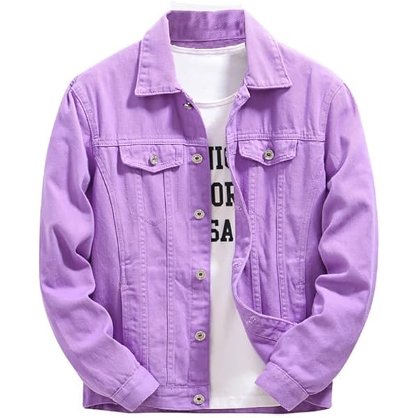 DSDZ Mens Classic Slim Fit Trucker Jean Denim Jacket Coat