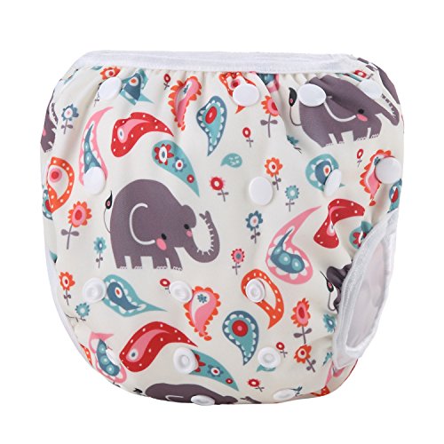 Martofbaby Unisex Baby Swim Diaper Reusable Adjustable Swimwear for Newborn Toddler