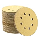 Mestool 58-AP Gold 5-Inch 8-Hole 100 Grit Dustless