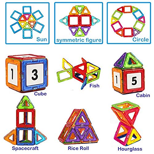 image for Soyee Magnetic Blocks STEM Educational Toys Magnet Building Block Tile