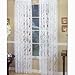 Lorraine Home Fashions Monaco Super Wide Tailored Window Panel, 120 by 63-Inch, Antique Ivory, Set of 2