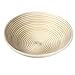 Güden Artisan Bread Kit (Bread Stencils Included!): 10 inch Banneton Round Blotform Proofing Natural Rattan Basket, Bowl Scraper, Linen Liner, and 4 European Bread Stencils