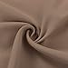 NICETOWN Bedroom Blackout Curtains and Drapes - Window Treatment Thermal Insulated Solid Grommet Blackout Draperies for Bedroom (Set of 2 Panels, 52 by 63 Inch, Cappuccino)