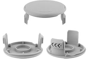 Eyoloty 3 Pack AC14HCA Replacement Trimmers Spool Cover Cap Compatible with Ryobi One+ 18V, 24V, 40V Cordless Trimmers Weed Eater, 993373001 Trimmer Spool Line Cap Replacement Parts for Ryobi