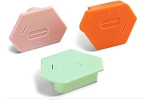 3PCS Magnetic Seam Guide for Sewing Machine, Multifunctional Polygonal Hemmer Guide with Scale, Magnet Hem Guide for Magnet M