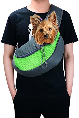 Small Pet Carrier Sling,Outdoor Travel Tote Single Shoulder Bag Carrier for Puppy Pet Dog Cat Within 5lbs