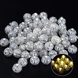 100pcs Mini Round Flash LED Ball Lamp Balloon