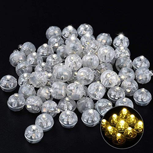 100pcs Mini Round Flash LED Ball Lamp Balloon