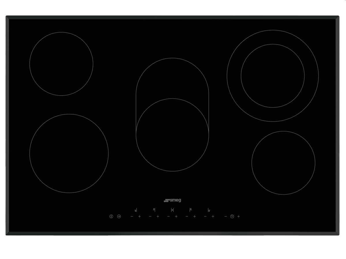 Smeg Se385emtb Built In Ceramic Electric Hob In Black Amazon Co