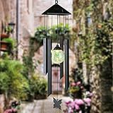 KAZOKU Solar Powered Colour Changing LED Windchime Outdoor Garden Metal Wind Chime Shopmonk
