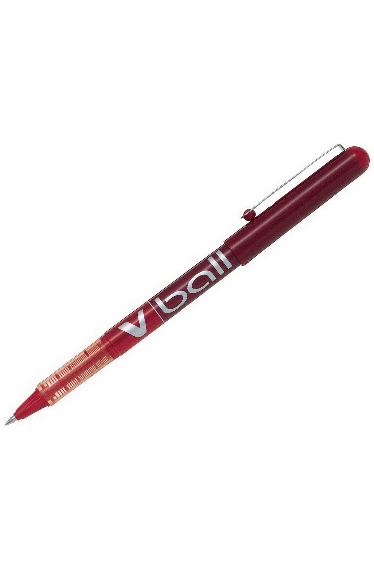 Pilot Vball 5 Liquid Ink Rollerball 0.5 mm tip (Single Pen) - Red