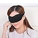 3D Sleeping Mask Eye Mask for Sleeping Contoured Shape Ultra Lightweight & Comfortable Sleep Mask for Travel, Nap, Shift Works 2 Pack (Black & Purple)