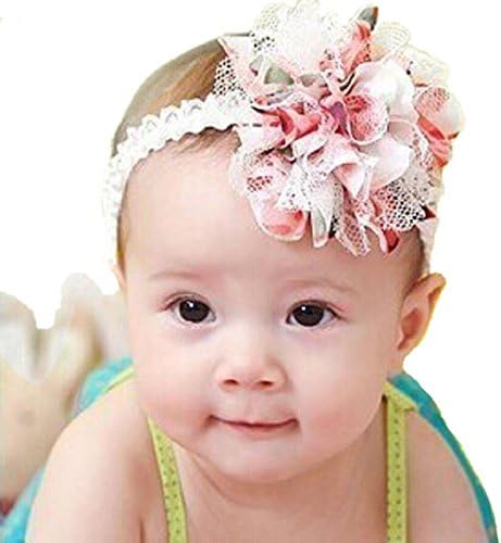 Susenstone Baby Flower Headband Girl Lace Infant Hair Weave Baby Accessories