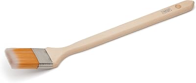 HAMILTON 2 inch Extra Long Handle Angled Radiator Paint Brush Cutting In