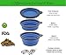 Moggiez & Doggiez DOG BOWLS – Pack of Two – FDA Approved Collapsible Travel Water Bowl for Dogs – Suitable as a Cat Food Bowl - Get Ready For Your Next Four Legged Adventure – PAIR
