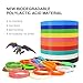 PLA Filament 10 Colors, 5m/Color,3D Pen Printer PLA Printing Material Refills 1.75mm,Dimensional Accuracy ±0.02,10 Different Colors 16 Feet Each Color, Fit for All The Market’s 3D pens and Printer.