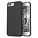 iPhone 8 Plus Case, iPhone 7 Plus Case, Rugged Shock Modern Slim Non-Slip Grip Cell Phone Cases for Apple iPhone 8/7 Plus (Black)