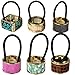 kilofly 6pc Cuff Elastic Band Ponytail Holder Hair Tie Styling Wrap Set