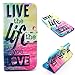 iPhone 6 Case,MANBO Latest Fashion Luxury PU Leather Folio Magnet Wallet Stand Case Cover For iPhone 6 4.7 inch - Live The Life You Love