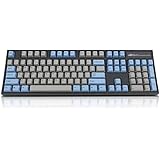 Leopold FC900R PD 104KEYS HIG-END Mechanical Keyboard Cherry MX Switch (Brown Switch, Grey/Blue)