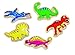 Small World Toys Ryan's Room Wooden Toys - Stick 'Em Magnets - Dinosaurs