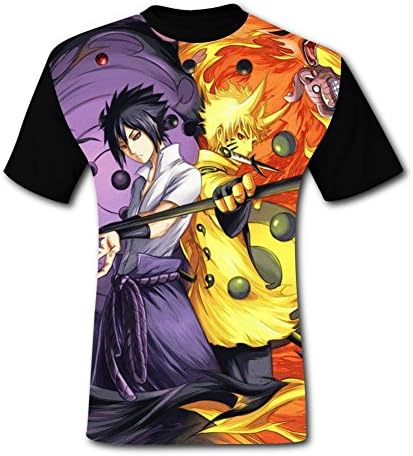 The Best Naruto Mens T-Shirts 3D Pattern Printed Casual Short Sleeve T Shirt Comfortable Tee Shirt