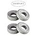 Cooling Eye Orbits, 100% Finnish Soapstone, 2 x Set of 2thumb 3