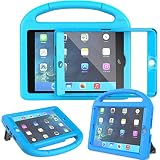AVAWO Kids Case for iPad Mini 1 2 3 - Built-in Screen Protector Light Weight Shock Proof Handle Stand Kids Cover for iPad Mini 1st Gen, iPad Mini 2nd Gen, iPad Mini 3rd Generation - Blue