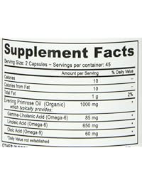 DEVA Vitaminas veganas Vcaps de aceite de prímula de noche vegano, 61000, 1
