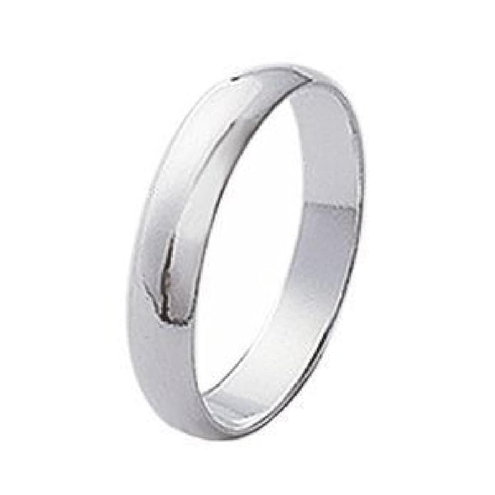 So Chic Schmuck - Ring Trauring Fingerring Klassiker 4 mm Sterling Silber 925
