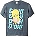 The Simpsons Men's Big and Tall Homer D'oh 90's Retro T-Shirt, Dark Heather, 2X-Large
