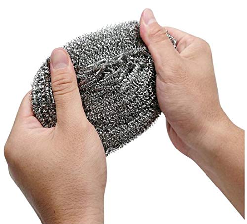 Household Surfaces Scrub Sponge Scouring Pads (Stainless Steel Wool Scouring Pads)