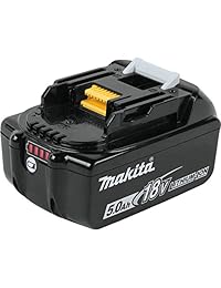 Makita XCU02PT1 18 V X2 (36 V) LXT de iones de litio 4 baterías (5.0 Ah) inalámbrico de 11.8 in Kit de sierra de cadena, color azul